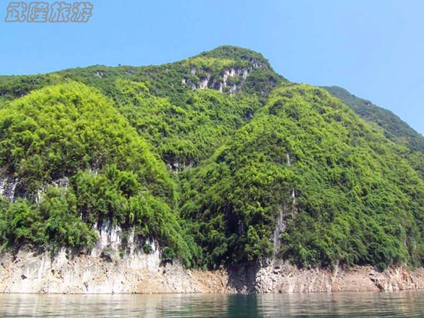芙蓉江景點之&ldquo;青蟒過江&rdquo;