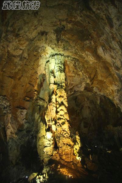 芙蓉洞景點之&ldquo;擎天一柱&rdquo;