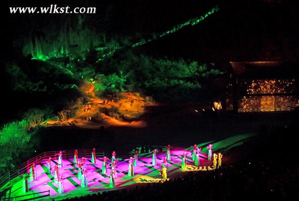 印象武隆演出畫面