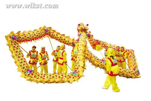 非遺文化女子龍鳳舞