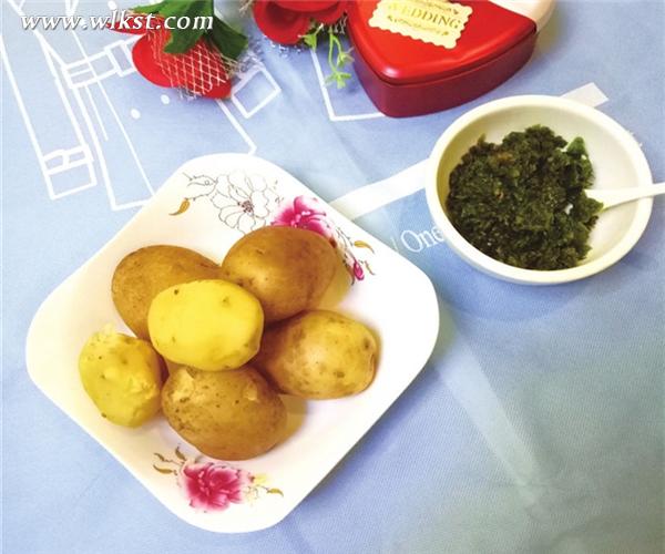 毛洋芋蘸青椒 吃法根本停不下來