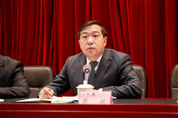 區文化旅游委主任蔡斌講話