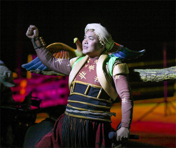 楊興勇在《印象武隆》演出現場